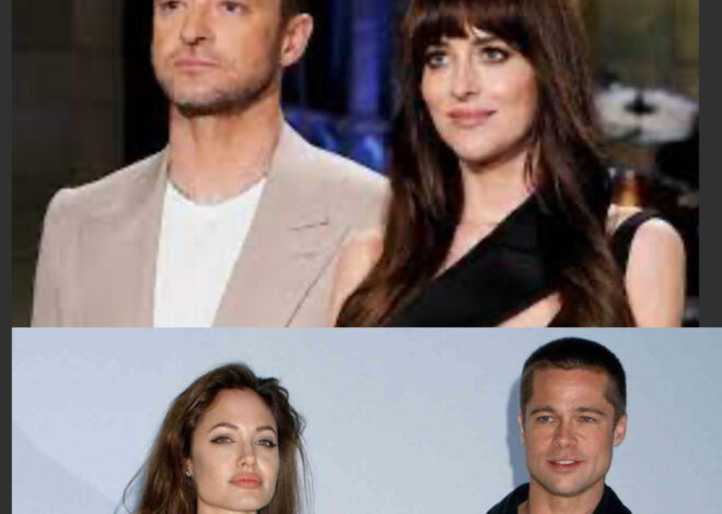 Dakota Johnson and Justin Timberlake at SNL is an homage to Angelina Jolie and Brad Pitt aka Mr. & Mrs. Smith