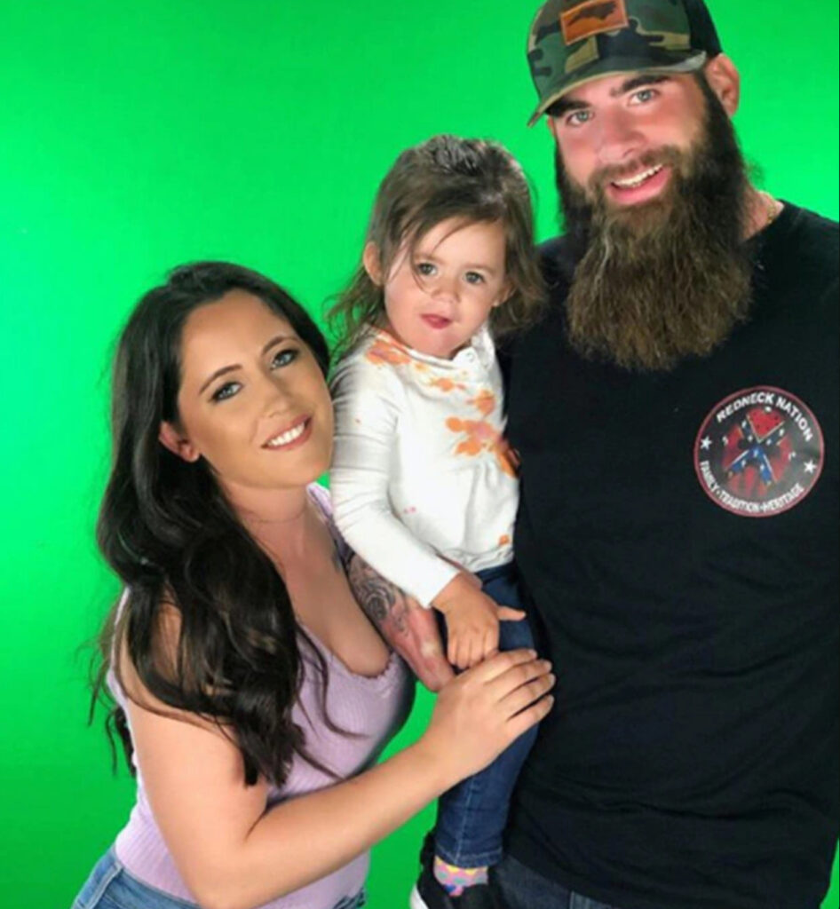 Jenelle Evans and David Eason and Ensley Eason